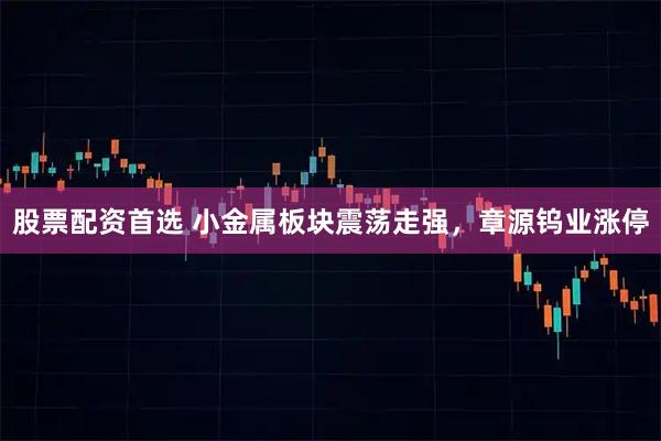股票配资首选 小金属板块震荡走强，章源钨业涨停
